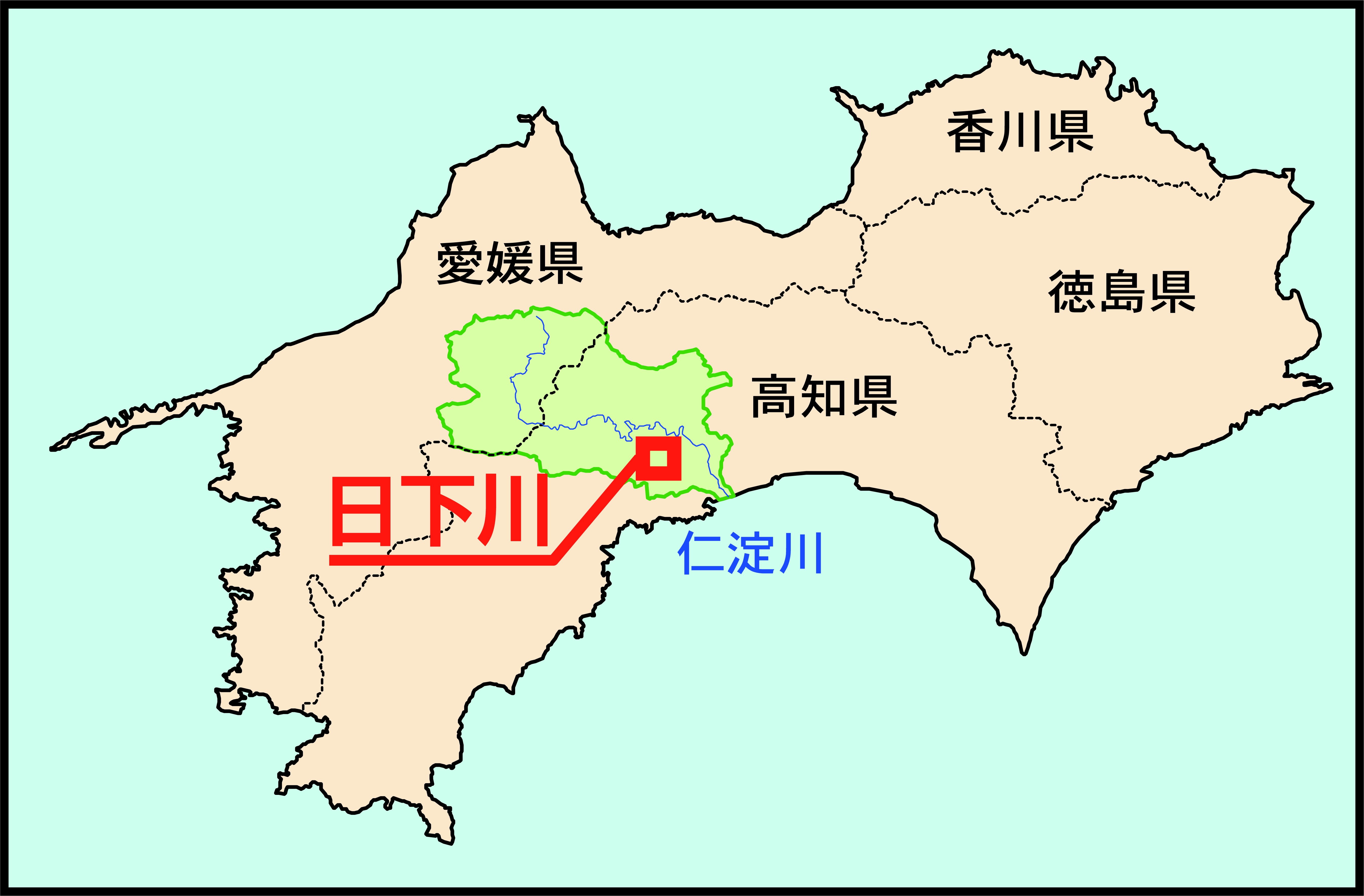 工事現場の場所(日下川)